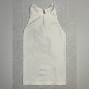 Mono B Classic White Tank Top for Working Out or Layering